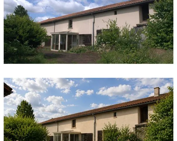 Authentique longère avec dépendances et jardin arboré - Ancien