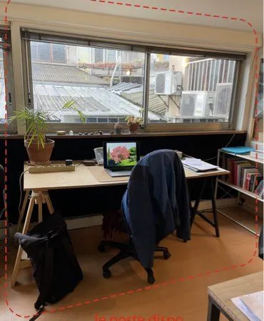 Place bureau/atelier partagé sympa à Pantin