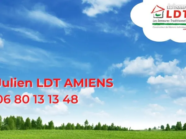 Terrain 733 m² Poulainville