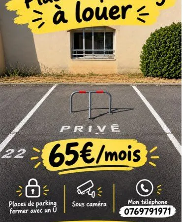 Place de parking à louer
