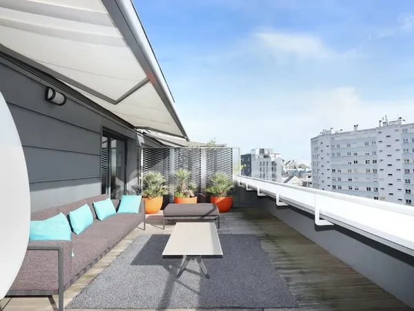 RENNES 35 - QUAIS DE LA VILAINE / MAIL FRANÇOIS-MITTERRAND T6 DUPLEX 200 M² - DERNIER ÉTAGE - TERRAS