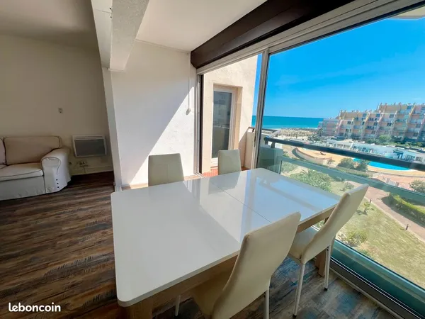 Somptueux apt vue mer exterieur et parking