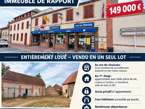 Immeuble 8 pièces 310 m²