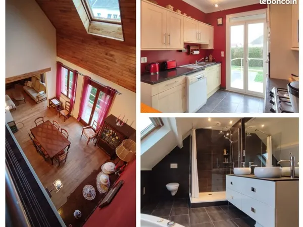 Maison 6 pièces, sous-sol, 121 m2, terrain