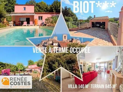 Vente à terme occupée sur 120 mois - BIOT (06410)