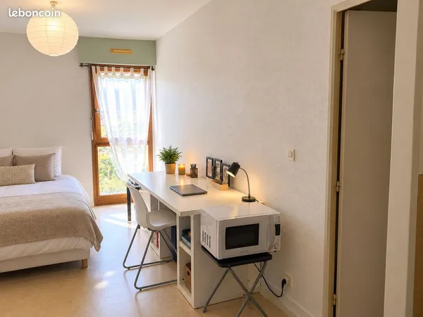 Studio meublé lumineux et au calme - 22 m² - Nantes, rue Dufour