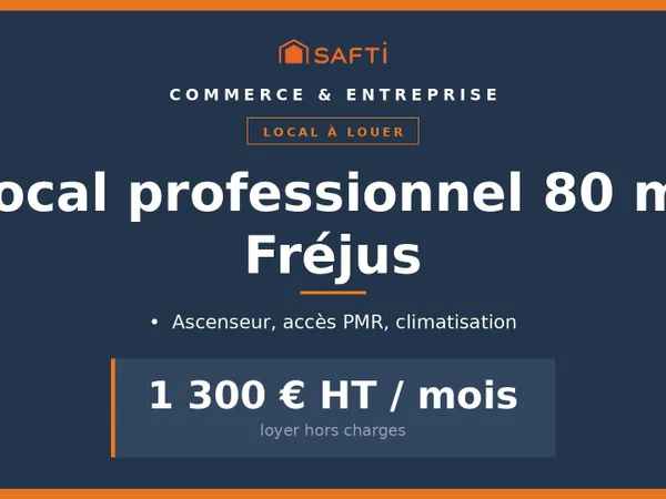 À louer : local professionnel 80 m², Fréjus