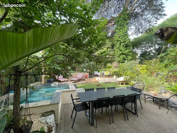 T3 avec jardin 148 m² + piscine + 2 parkings - St-Georges-d'Orques