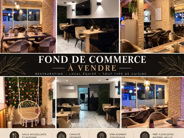 Fonds de commerce - restaurant entièrement équipé - cap d'agde