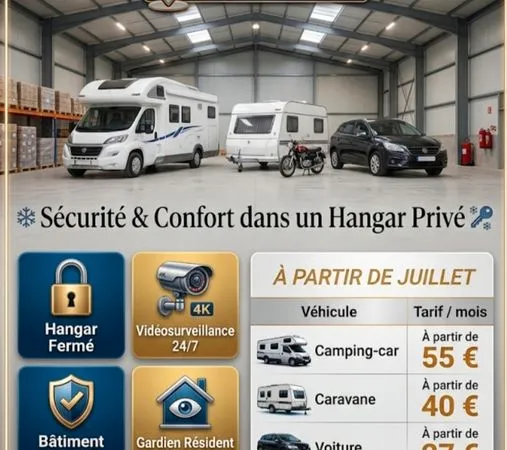 Location espace dans hangar