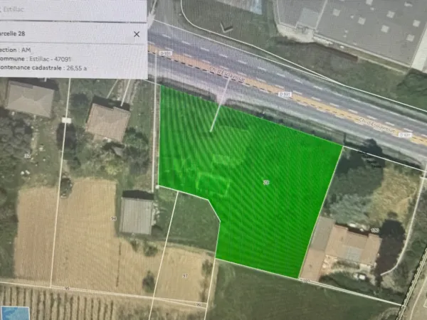 Terrain 2655 m²
