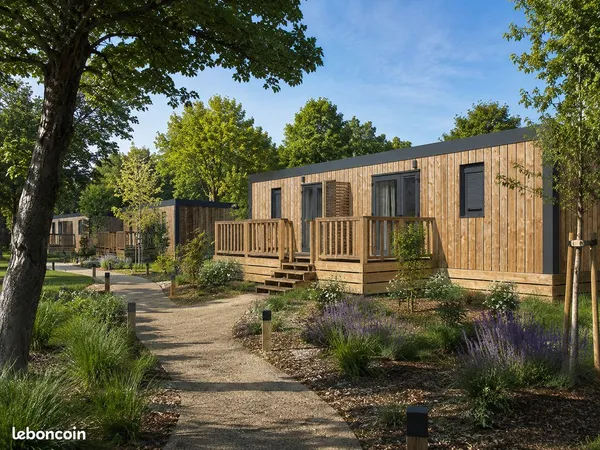 T2 meublé neuf - terrasse, jardin, stationnement privatifs - disponible prochainement - 20 minutes L