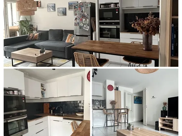 T2 meublé avec terrasse & parking sous sol
