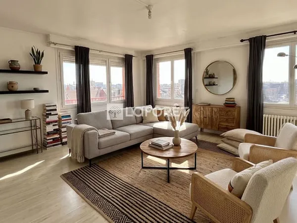 Bel Appartement Roubaix T3 avec Balcon