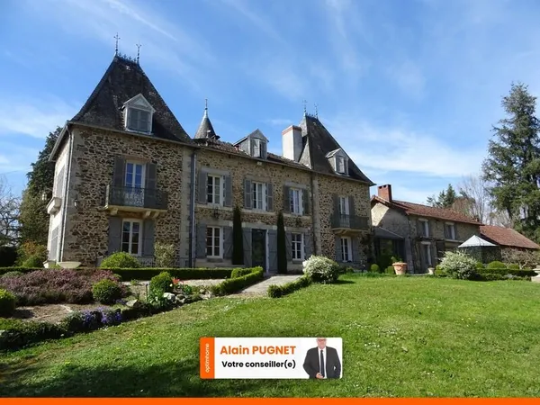 SECTEUR SAINT HILAIRE LES PLACES PROCHE DE NEXON EN HAUTE VIENNE MAGNIFIQUE MANOIR DU 17EME DE 280 M