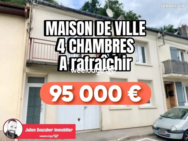 Maison de ville 7 pièces 123 m²