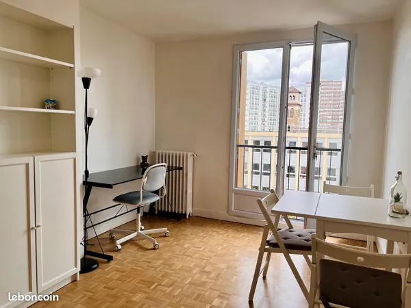 T2 meublé de 36,70 m² - Lumineux, calme, parking et jardin collectif - Ivry-sur-Seine