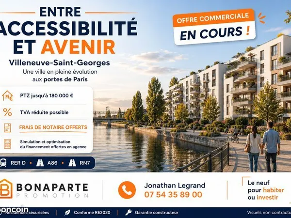 Appartement - 1 pièce - ENTRE ACCESSIBILITÉ ET AVENIR