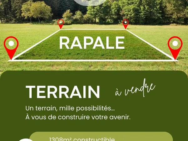Terrain 1614 m² Rapale