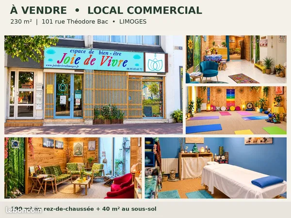 Local commercial / espace bien-être