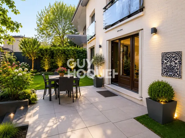 Duplex 3 pièces en rez-de-jardin à vendre à Puteaux centre ville - Exclusivité Guy Hoquet