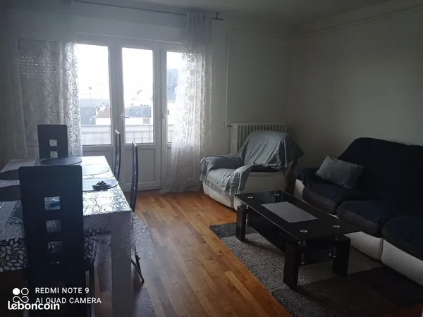 Appartement T4 meublé Le Mans dans un parc