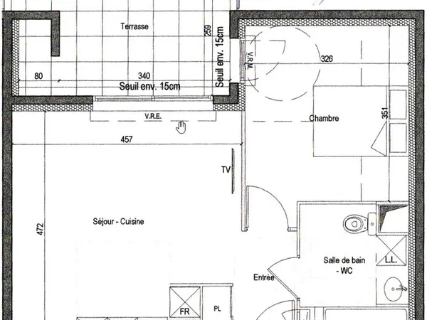 Appartement T2 41 M2 Boirargues
