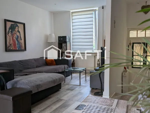 Maison au calme 78m² 2 garages - potentiel locatif