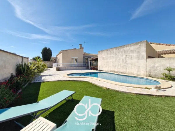 Maison familiale de 4 pièces à Mauguio - 107m2 avec jardin piscine et garage