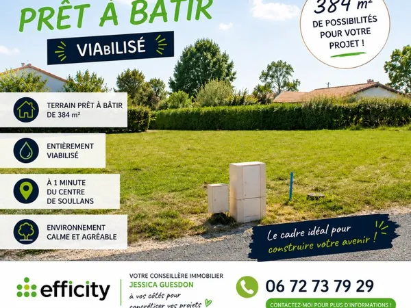 Terrain 384 m²