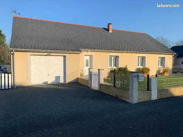 A louer maison plain-pied à 10 mn du Lion d'Angers