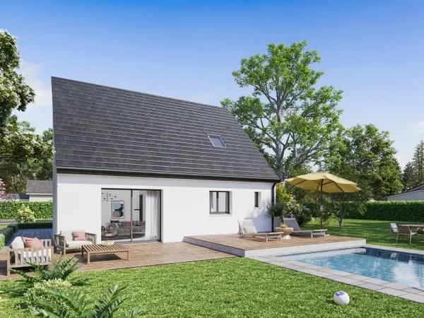 Terrain + maison 88 m²