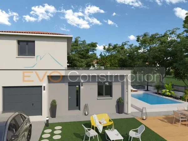 A Latour Bas Elne, Villa 4 avec garage et jardin en 3 Faces