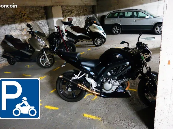 Emplacement Parking moto / 2roues rue Ernestine - ANCRAGE au sol