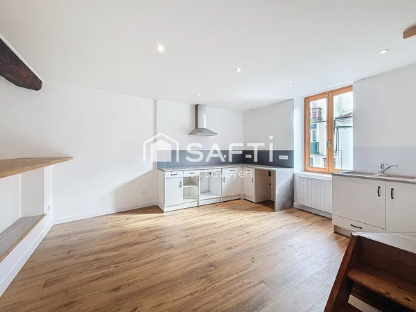 Grand T2 de 63m² + mezzanine de 7m²