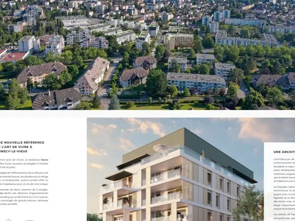Place de stationnement privative - Résidence neuve VESNA - Annecy