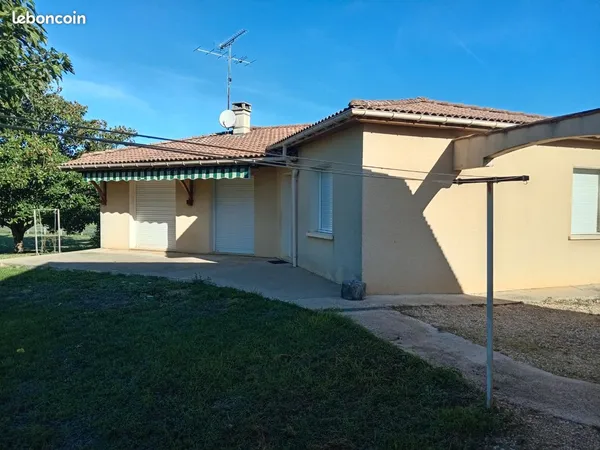 À louer, maison de plain pied de 82m2