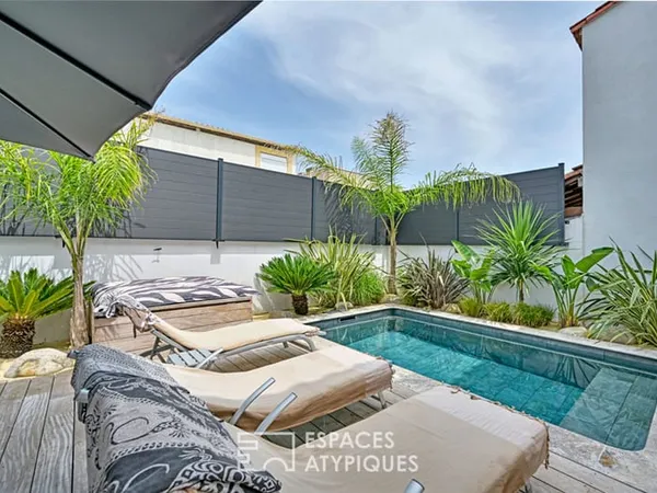 Villa d'exception avec piscine à deux pas du canal et de la mer