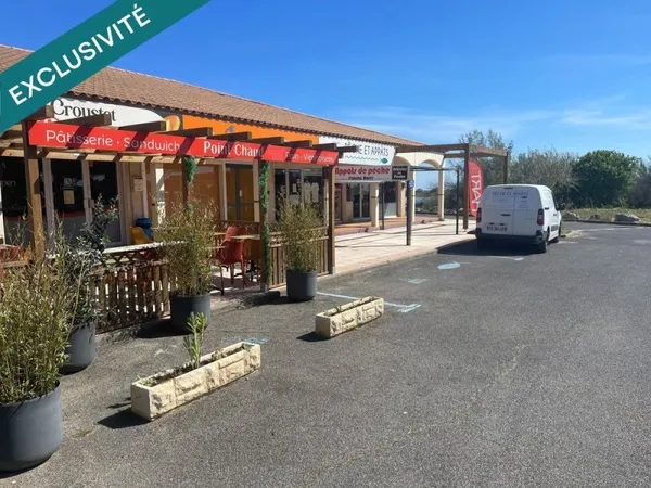 GRUISSAN 11430 LOCAL COMMERCIAL NEUF 2 PIECES CLIMATISATION PARKINGS