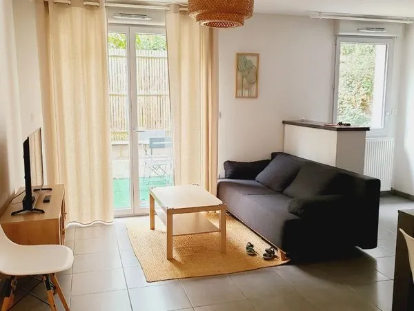 T2 meublé 46m2- Jardin privatif sans vis à vis- parking - Toulouse Minimes