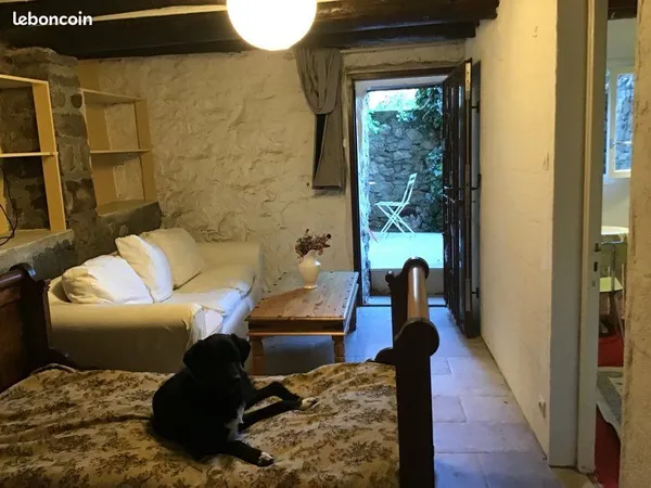 Vernet les bains Maison en pierre partagée (chiens bienvenus)