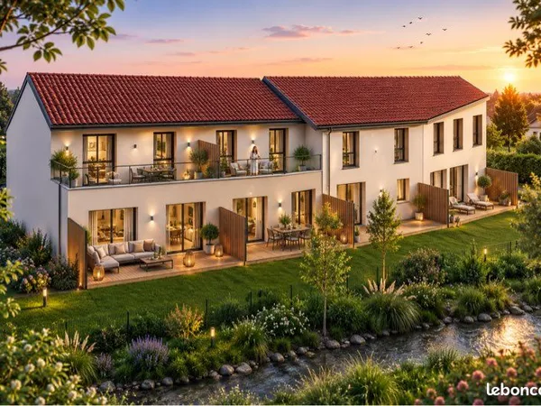 Projet neuf maisons mitoyennes