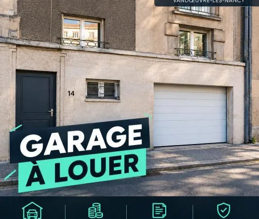 VANDOEUVRE-NANCY-Garage à louer