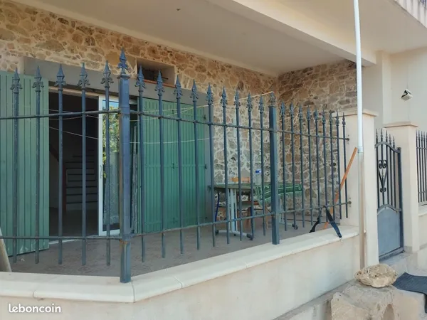Rez de jardin + terrasse