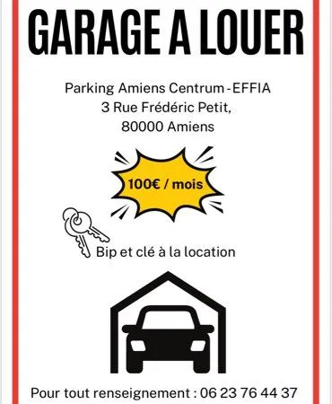 Garage à louer
