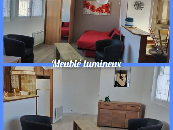 Lumineux meublé de 35 m²