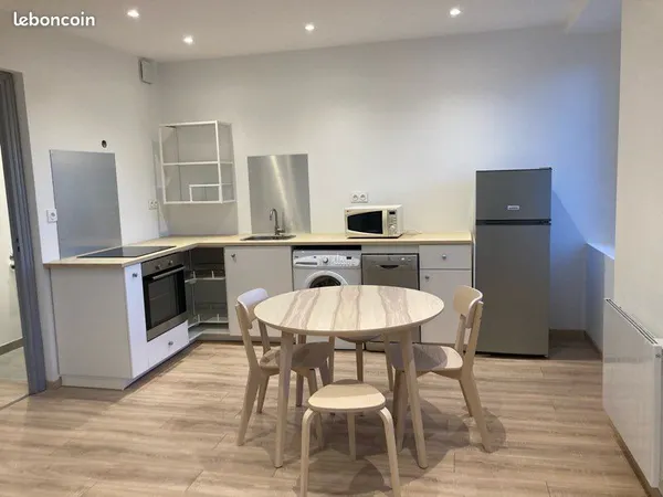 Appartement 3 pièces rénové, meublé et lumineux