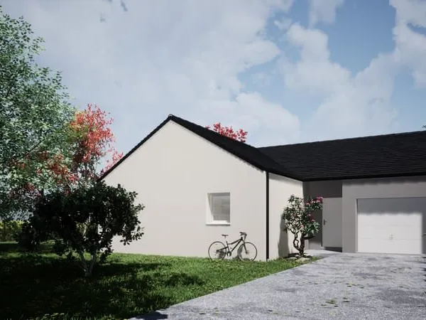 Terrain + maison Vente Pouillé-les-Côteaux 4p 82m² 206000€