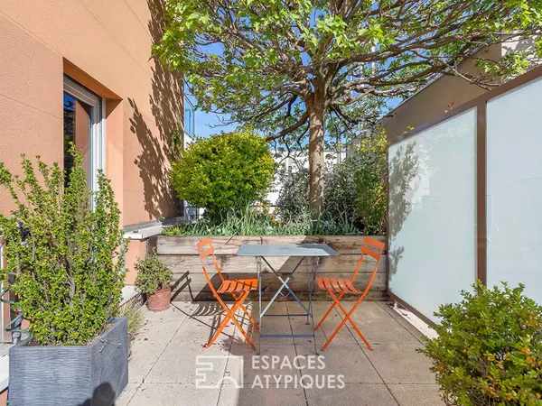 Duplex contemporain avec terrasses