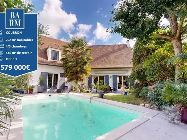 Maison Vente Coubron 7p 209m² 579000€